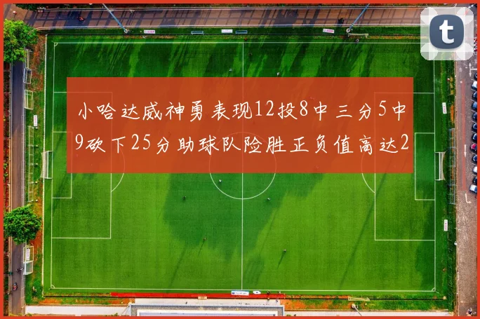 小哈达威神勇表现12投8中三分5中9砍下25分助球队险胜正负值高达27